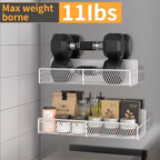 DTUQYX Magnetic Spice Rack for Refrigerator, 4 Pack 100% Metal Strong Magnet Fridge Shelves, Space Saving Spice Organizer, No Drilling Moveable Home Kitchen Laundry Room Storage Organization, White - Image 3