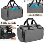 BAFASO Large Capacity Hairdresser Bag with Adjustable Dividers, Gray - Image 5