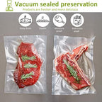 POTANE 6 Pack 11"x20'(3Rolls) and 8"x20' (3Rolls)Thickened Vacuum Sealer Bags , Smell-Proof, Puncture Prevention, Heavy duty for POTANE, Food Saver, Great for Vacuum storage,Meal Prep or Sous Vide - Image 7