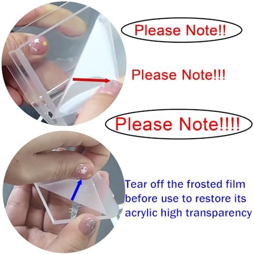 PMMASTO Adhesive Acrylic Spice Rack, Clear- 4 Pack with 2 Tapes - Image 2