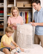 BAGSMART Vacuum Bags for Clothing with Rechargeable Air Pump, 24 Pack-Gray - Image 6