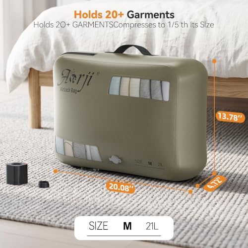 Travel Vacuum Bags w/Pump, 21L Vacuum Seal Bags for Travel - Image 4