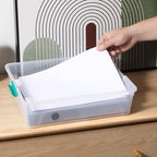 novelinks 10 Quart Clear Plastic Storage Containers with Lids (4 Pack) - Image 6