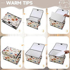 Stackable Clothes Storage Bins with Lids 3 Pack - Image 4