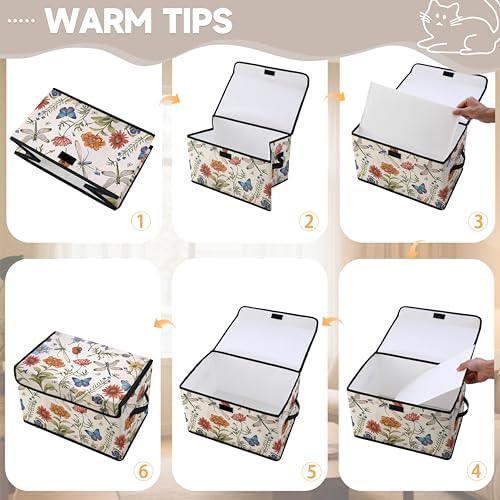 Stackable Clothes Storage Bins with Lids 3 Pack - Image 4