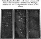 Marble Bathroom Vanity Tray, Black, 12"x 5" x1.2" - Image 4