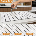 Stone Dish Drying Mat for Kitchen Upgrade Counter Mats Quick Dry - Image 5