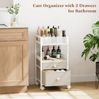 Plaviya Makeup Organizer Cart Under Desk Storage for Perfume Nail Skin Care - Image 6