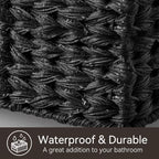 GRANNY SAYS Black Wicker Basket,Decorative Woven Baskets for Storage,2-Pack - Image 5