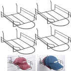Kigley 4 Pcs Wire Hat Display Racks for Slatwall Black Baseball Hat Racks by Kigley