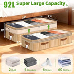 Livole Hand-Woven Bamboo Toilet Paper Storage with Lid & Handle, Natural - Image 4