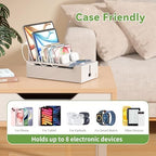 Pezin & Hulin Charger Station Organizer, No Power Charging Supply-White - Image 4