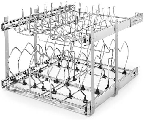 Rev-A-Shelf Kitchen Cabinet Pullout Organizer, Min Open Width of 20.5" - Image 2