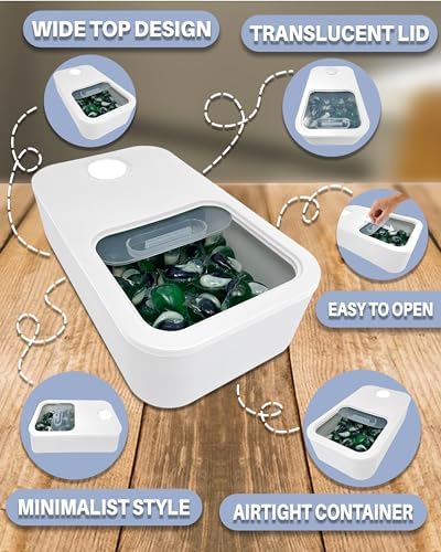 Large Laundry Pods Container with Slide Lid, 2 Pack 15 x 8.7 x 4.5 In - Image 7