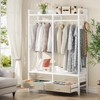 Tribesigns Freestanding Closet Organizer, Garment Rack with 4 Drawers by Tribesigns