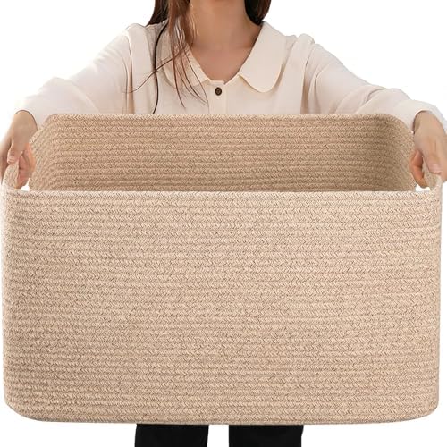 extra Large Laundry Basket/Hamper, 25"x16"x16" Rectangle by Hobasket