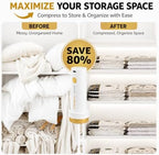 20 Pack Vacuum Storage Bags with Electric Pump for Clothing, Home & Travel - Image 2