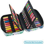 YOUSHARES Colored Pencil Case Holder - Pen Case Organizer with Multilayer Holder for Prismacolor Colored Pencils & Gel Pen of Adult & Artist (cacti) - Image 3