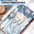 4 Pack Over The Door Hanger Folding Clothes Drying Rack, Folding Hanging Coat Rack for Indoor Laundry Room Compact Small Space Foldable Portable Clothing Hanger Hook Collapsible (Wihte-4(Upgraded)) - Image 5