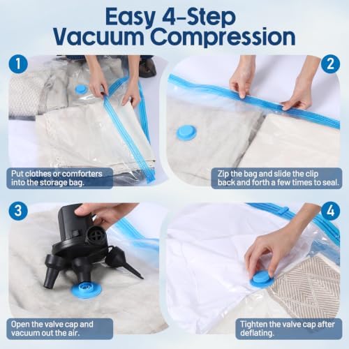 10 Pack Extra Jumbo Vacuum Storage Bags 51.2 x 39.3 Inch - Image 4