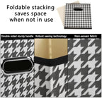 Fabric Cubby Storage Bins,13x13x13 Inches,Cube Organizer Bin Foldable Storage Boxes with Dual Handles Fabric Organizer Box and collapsible Storage basket,Set of 6,Houndstooth - Image 7