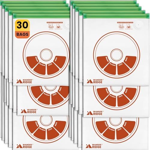 3D Printer Filament Storage Bags – Vacuum, Moisture-Proof & Dustproof, Humidity Resistant, Reusable (13 x 15 Inches, 30 Bags Only) by Unknown