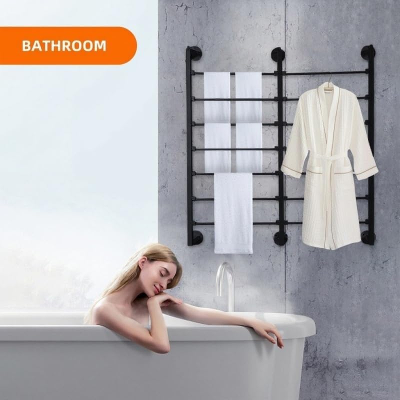 7-Tier Double Row Ribbon Storage Organizer , Wall Mounted Ribbon Organizer - Image 5