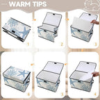 Stackable Clothes Storage Bins with Lids 3 Pack - Image 3