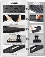 SUPENUIN Extra Large Boot Tray 48 Inch Boot Storage Heavy Duty Rubber Mats for Floor Waterproof Shoe Mat Tray for Entryway Multi Use Shoe Rug 16x47.5 Inches - Image 5