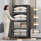 UAMFURI Stackable Storage Bins, 700QT Collapsible Drawers with 1 Lid - Image 2