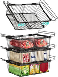 Hanging Freezer Organizer Bins for 5 to 20 Cu.Ft,Leak-Proof Bottom，4Pack by ANJUBAN