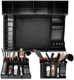 Barber Clippers Station, 15 x 11.8 x 4.3 inch Removable Tray Featuring Dedicated Clippers & Guards Slots and Scissor Razor Slots, for Barber&Salon and Home Stylist Accessories Station Organizer - Image 3
