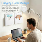 MFTEK Magnetic File Holder 6 Pockets Paper Holder, Hanging File Organizer Office Supplies Storage for Cabinets, Whiteboard, Magnetic Mail Letter Folder for Refrigerator (Classic White) - Image 6