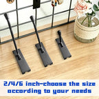 40pcs 2 inch Matte Black Gridwall Hooks for 3 x 3 Inch Grid Panels - Image 4