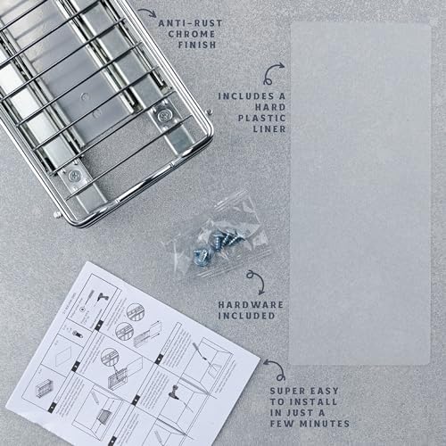Pull Out Spice Rack for Cabinet, Spice Organizer 4-1/2"W x10-1/2"D x2-3/4”H - Image 4