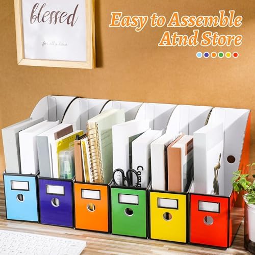 BBTO 24 Pcs Cardboard Magazine File Holder for School - Image 7