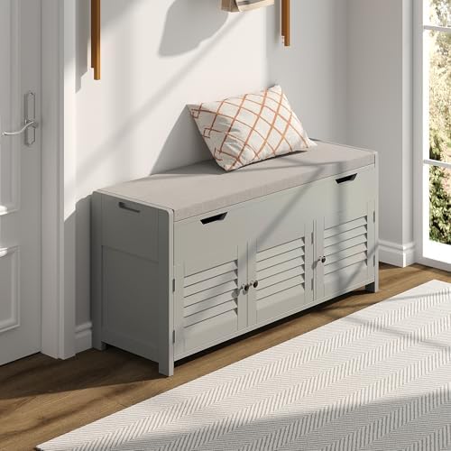 ChooChoo Shoe Storage Bench with Lift Top Storage & Cushioned Seats by ChooChoo
