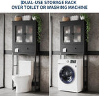 Garvee Over-The-Toilet Storage Rack, Vintage Bathroom Organizer - Image 3