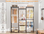 HOMIDEC Wardrobe Closet, 4 Hanging Spaces Portable Clothes Rack - Image 6