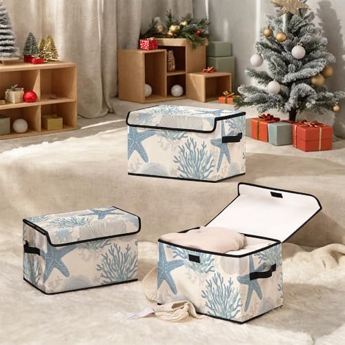 Stackable Clothes Storage Bins with Lids 3 Pack - Image 6