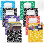 Gilprop 8 Pack Magnetic File Folder Holder for Whiteboard Classroom Storage by Gilprop