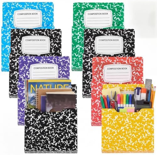 Gilprop 8 Pack Magnetic File Folder Holder for Whiteboard Classroom Storage by Gilprop