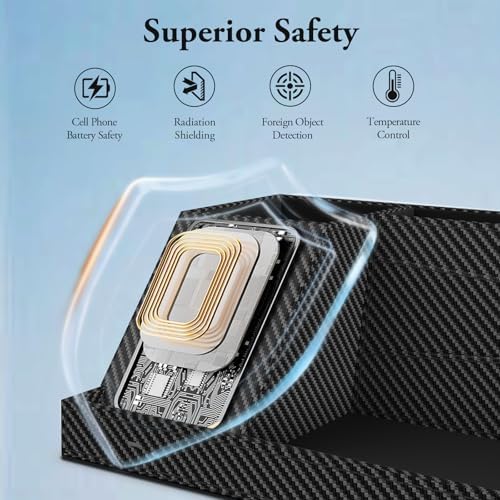 Desk Caddy with Fast Wireless Charger,Pen Holder Charging Station Organizer - Image 5