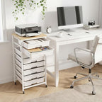 Rolling Storage Cart 8 Drawers Utility Organizer with Wheels - Image 5