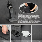 ONTYZZ Vacuum Compression Bag 20 inch Space Saver Bags Travel Case with IP67 Waterproof Zipper for Business Trip, Two Bag Black - Image 6