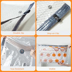 15 Pack Travel Vacuum Seal Bags for Clothing with Cordless Electric Pump, Space Saver Vacuum Storage Bag for Clothes, Carry-on Compression Packing Bag for Luggage Suitcase, Cruise Vacation Essentials - Image 5