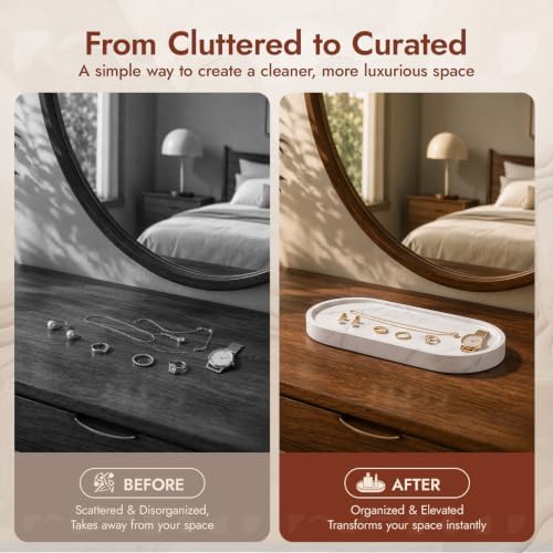 Marble Vanity Tray, 10" X 5" Bathroom Tray Countertop - Image 6