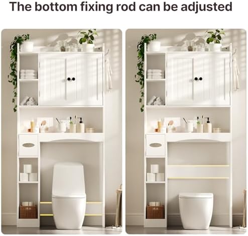 Gizoon 66''H Over The Toilet Storage Cabinet, with Ample Storage Space - Image 5