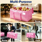 8 Pack Heavy Duty Waterproof Moving Bags, Foldable Totes - Image 6