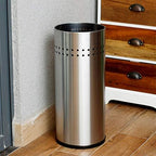 Umbrella Storage Bucket Indoor Umbrella Stand Organizer Stainless Steel Small Holder with Draining for Entryway Home Office Lobby - Image 4